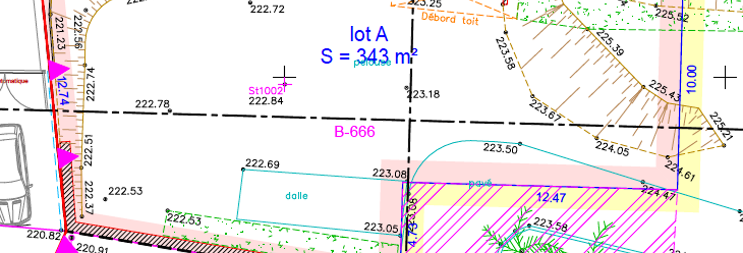 Terrain  343 m² à vendre à Lissieu (69380)