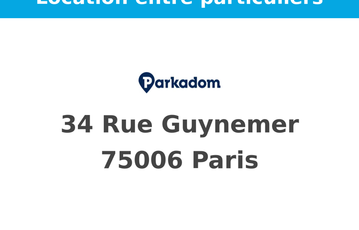 garage  pièces  m2 à louer à Paris 6 (75006)