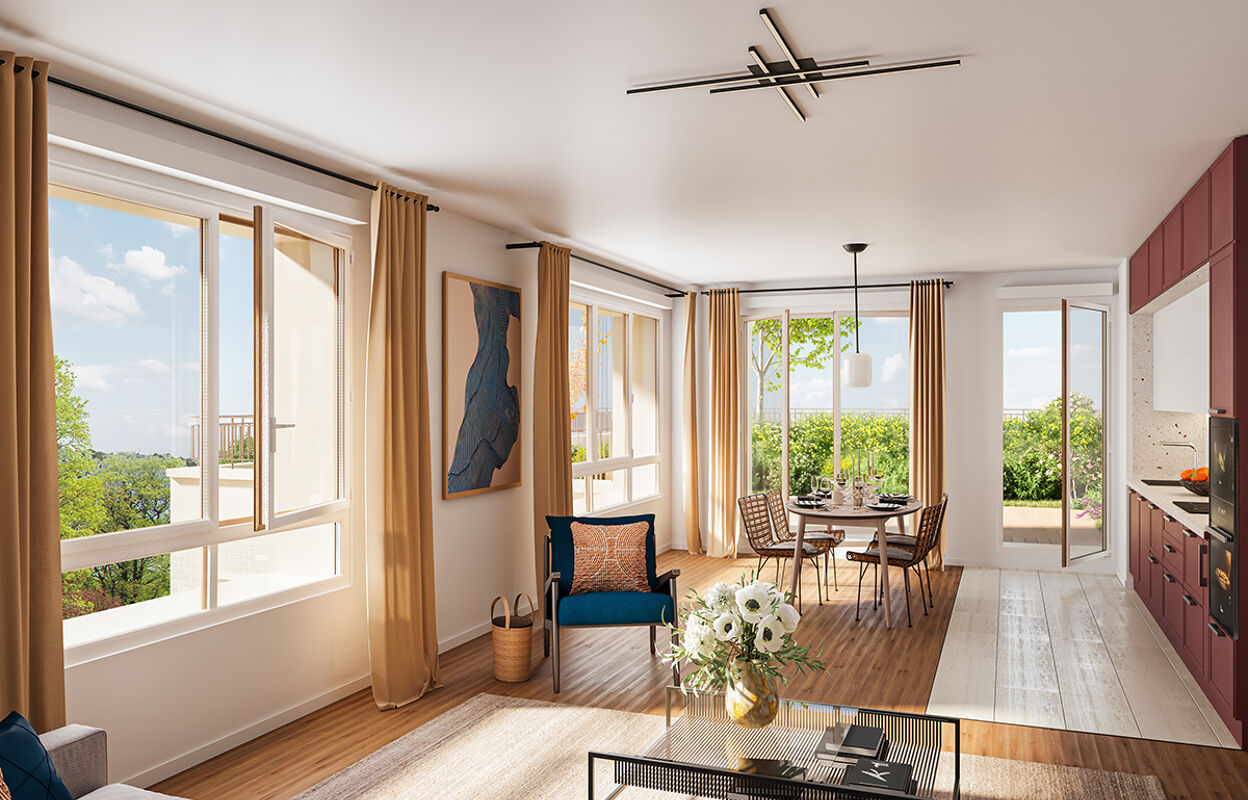 appartement neuf T3, T4 pièces 65 à 87 m2 à vendre à Saint-Ouen-sur-Seine (93400)