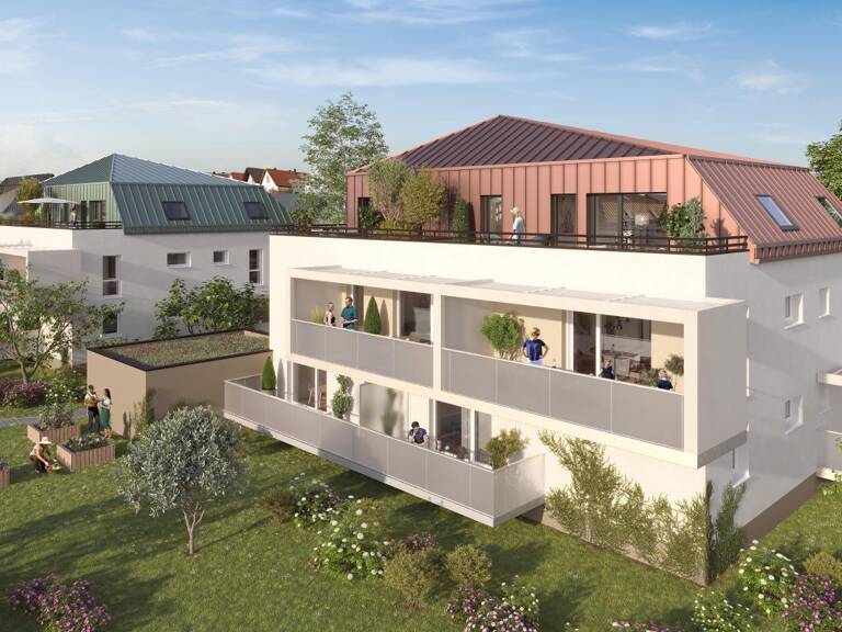 Terrasses du centre à Fegersheim — photo 1