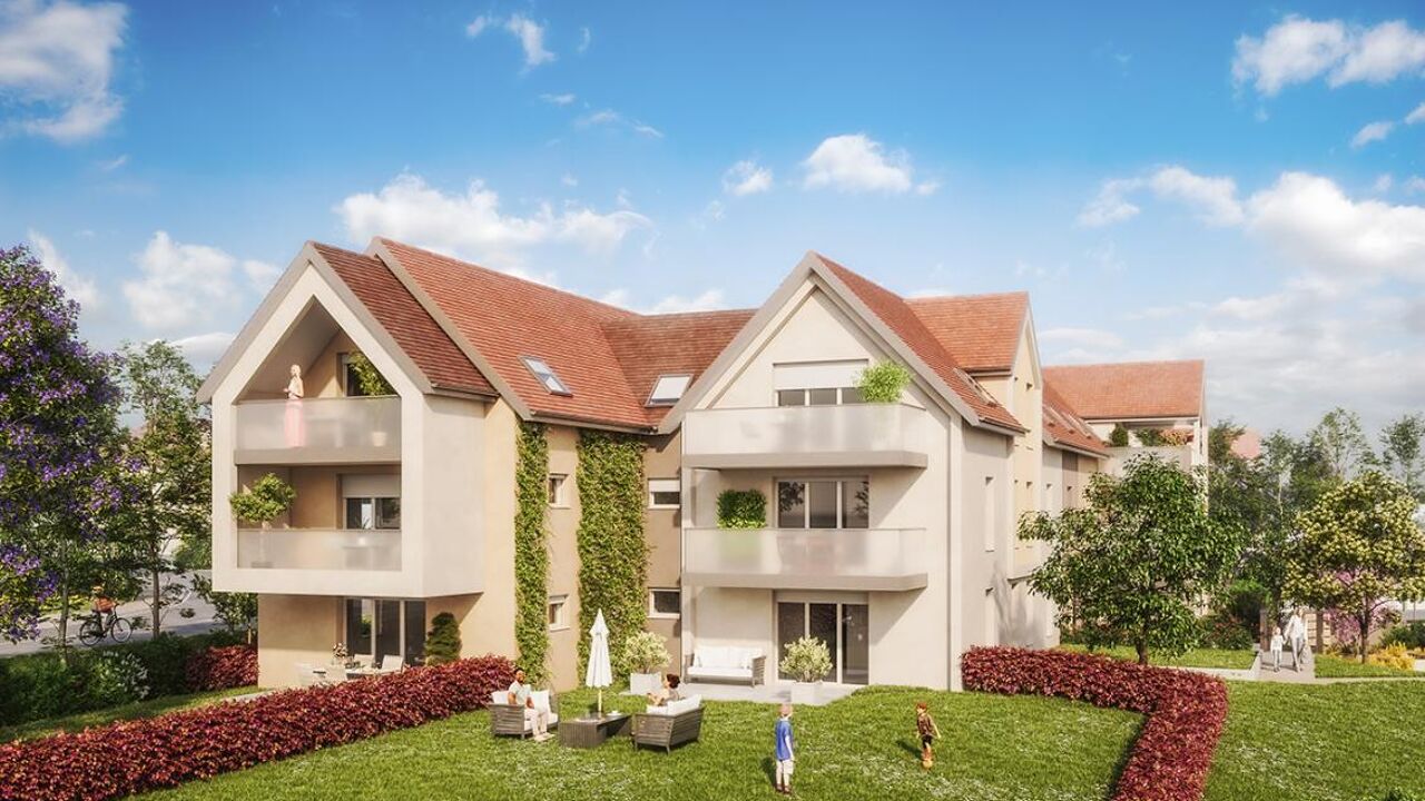 appartement neuf T2, T3, T4, T5 pièces 42 à 116 m2 à vendre à Rosheim (67560)