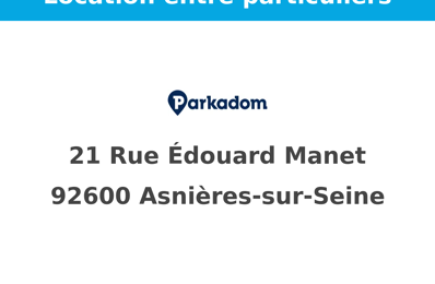 location garage 100 € CC /mois à proximité de Asnières-sur-Seine (92600)