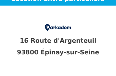 location garage 90 € CC /mois à proximité de Eaubonne (95600)