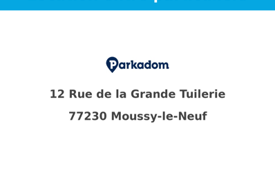 garage  pièces  m2 à louer à Moussy-le-Neuf (77230)