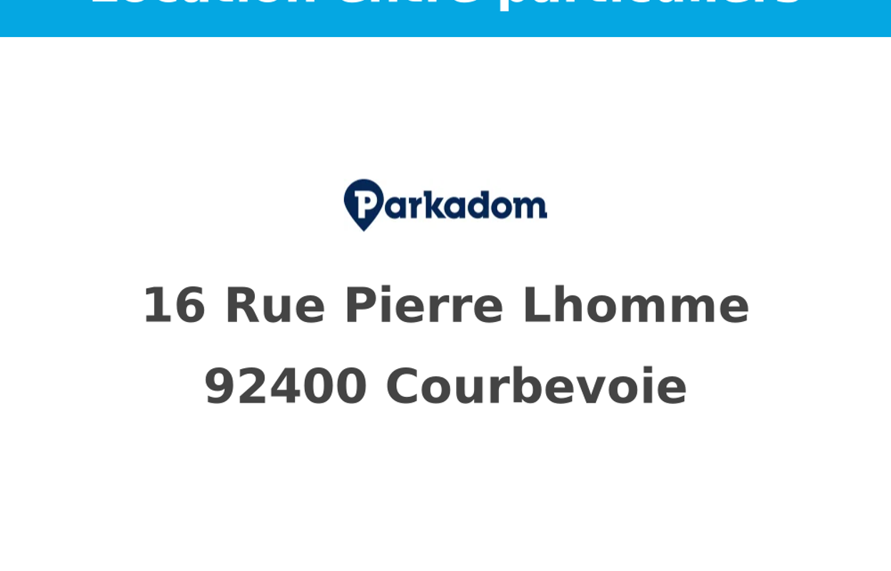 garage  pièces  m2 à louer à Courbevoie (92400)