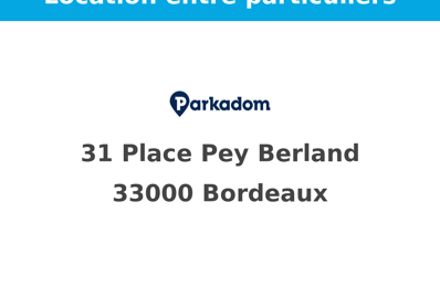 garage  pièces  m2 à louer à Bordeaux (33000)