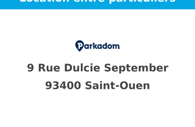 location garage 100 € CC /mois à proximité de Saint Ouen (93400)