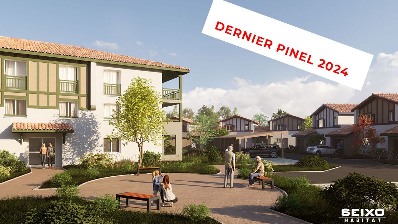 appartement neuf T2, T3, T4 pièces 46 à 92 m2 à vendre à Dax (40100)