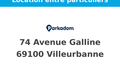 garage  pièces  m2 à louer à Villeurbanne (69100)