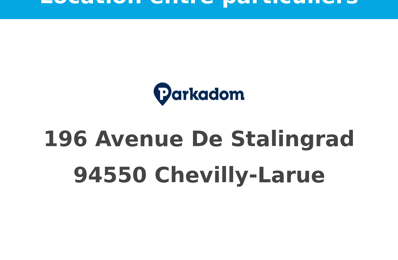 location garage 50 € CC /mois à proximité de Chilly-Mazarin (91380)