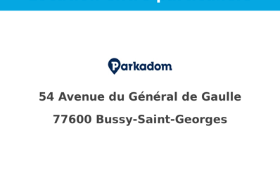garage  pièces  m2 à louer à Bussy-Saint-Georges (77600)
