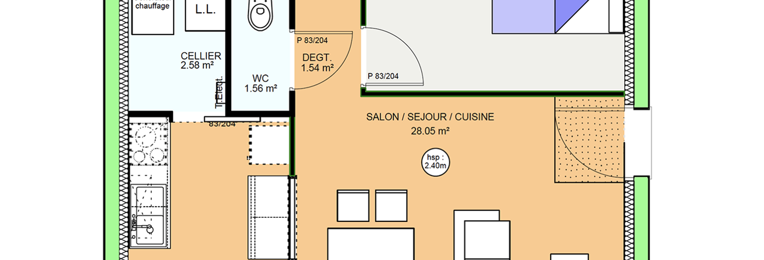 Maison 2 Pièces 49 m² à vendre à Gouaix (77114)