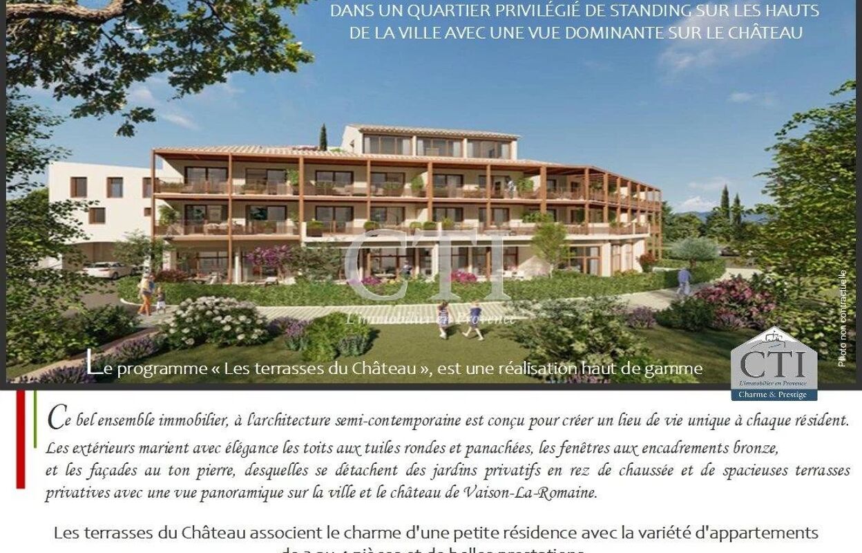 appartement  pièces  m2 à vendre à Vaison-la-Romaine (84110)