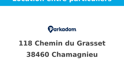 garage  pièces  m2 à louer à Chamagnieu (38460)