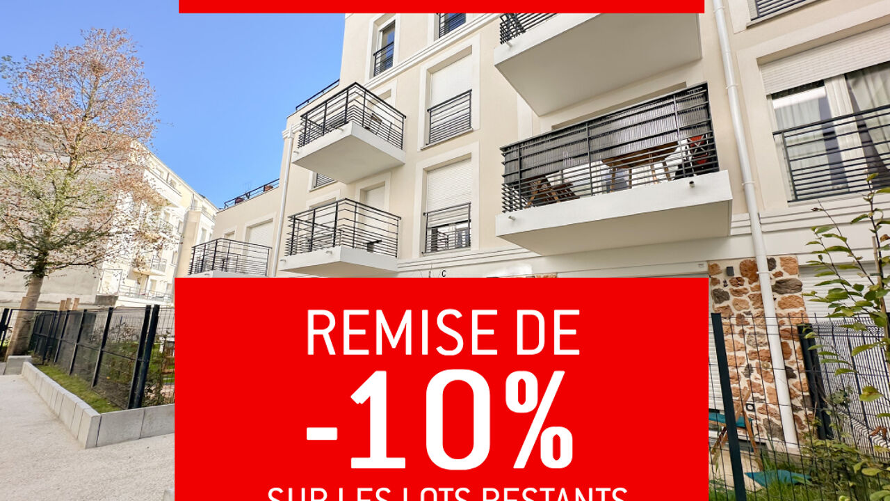 appartement neuf T3, T4 pièces 64 à 80 m2 à vendre à Noisy-le-Grand (93160)