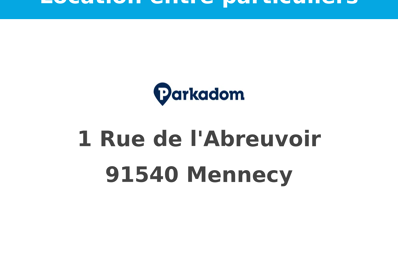 location garage 30 € CC /mois à proximité de Longjumeau (91160)