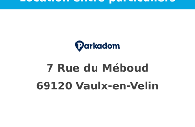 location garage 125 € CC /mois à proximité de Vaulx-en-Velin (69120)