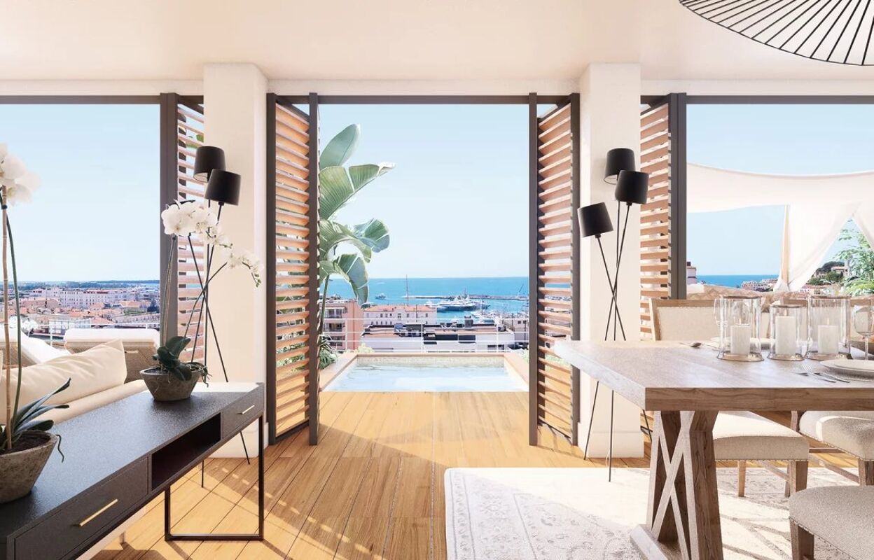 appartement 3 pièces 122 m2 à vendre à Cannes (06400)