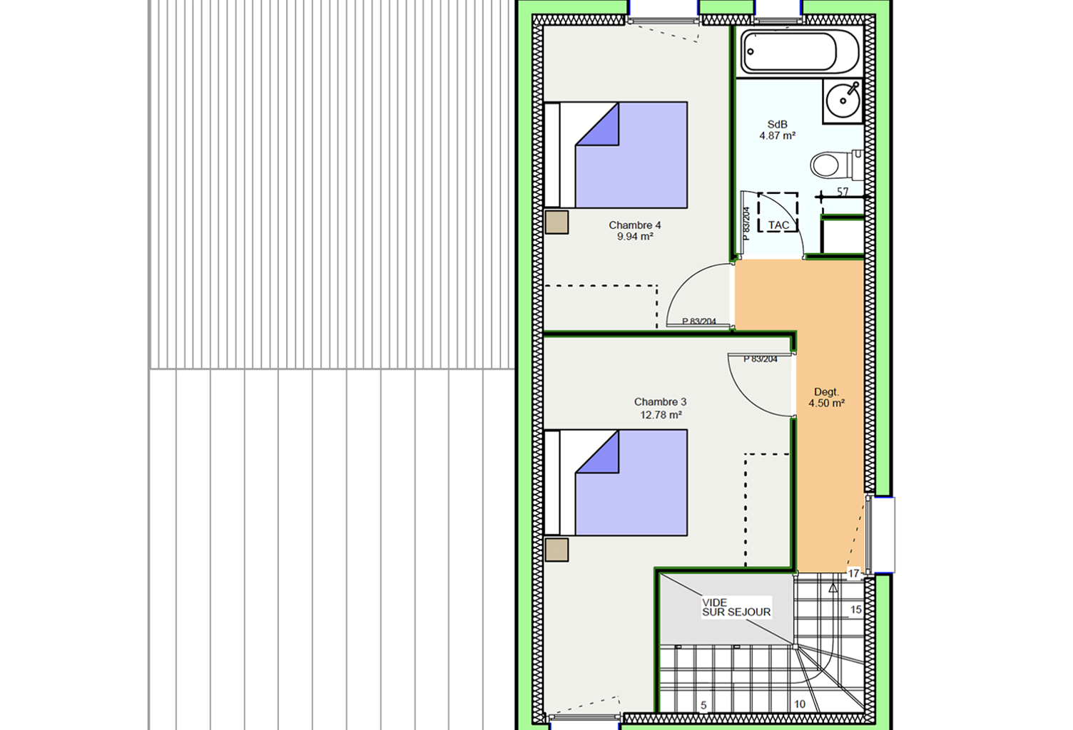 Projet de construction d'une maison 110.54 m² avec terra... — photo 1