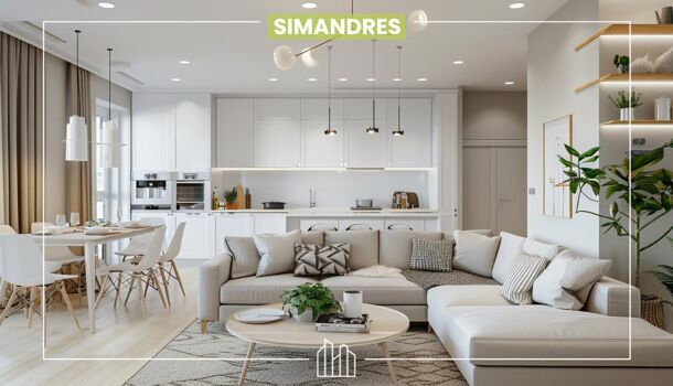 Appartement 3 pièces  à vendre Simandres 69360