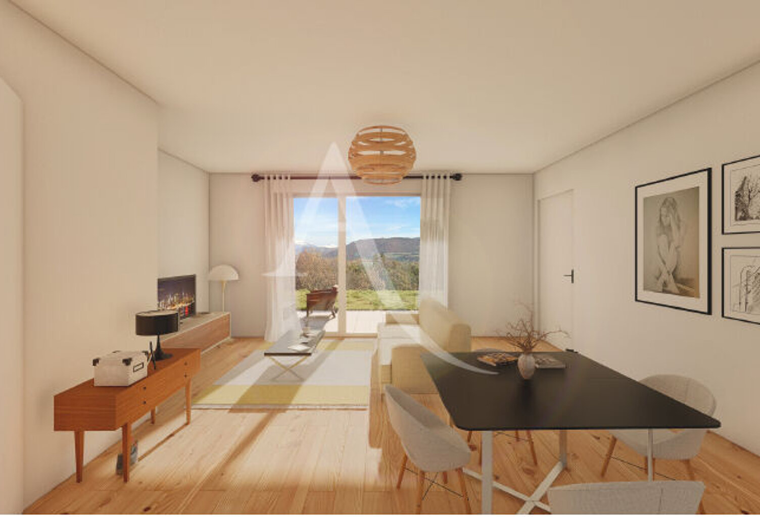 A vendre appartement T2 2 pièce(s) jardin privatif — photo 1
