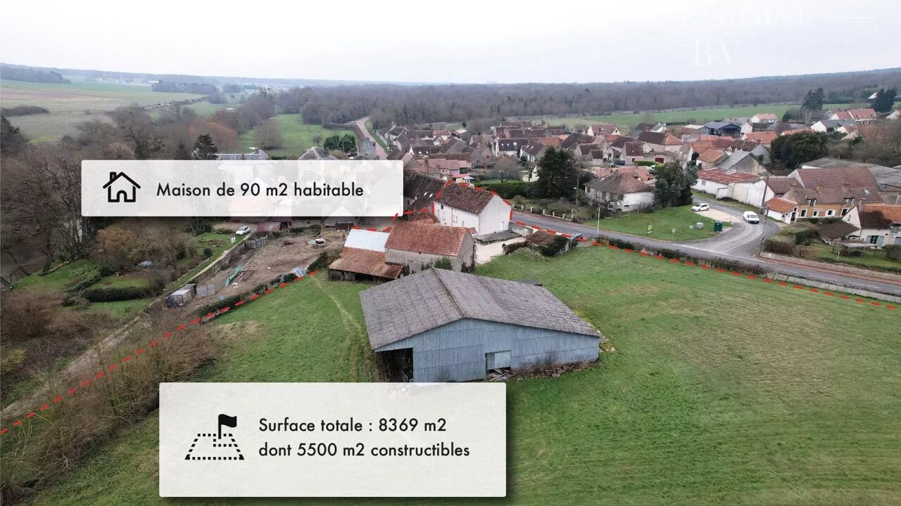 terrain  pièces 8369 m2 à vendre à Huisseau-sur-Cosson (41350)