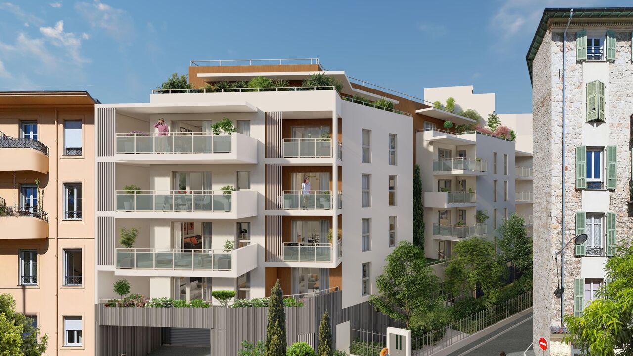 appartement neuf T2, T3, T4 pièces 37 à 97 m2 à vendre à Nice (06000)