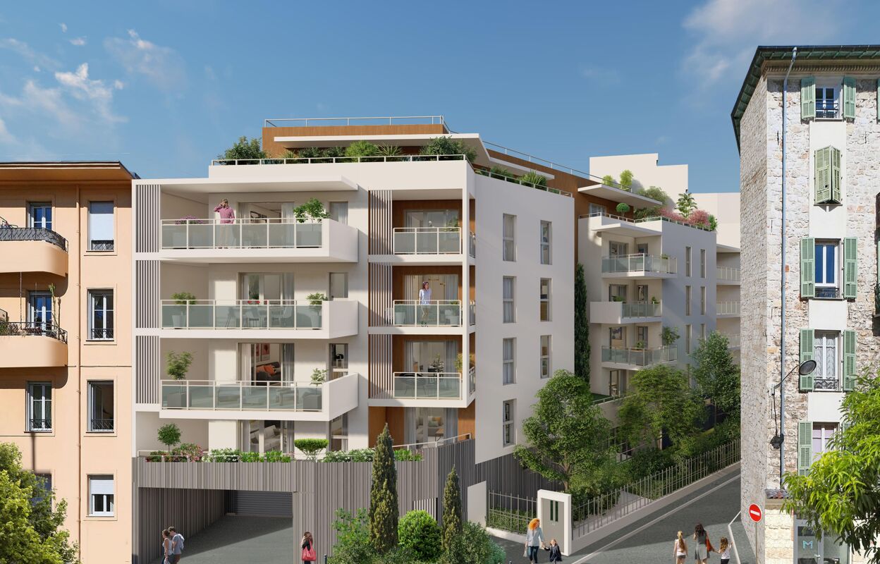 appartement neuf T2, T3, T4 pièces 37 à 97 m2 à vendre à Nice (06000)