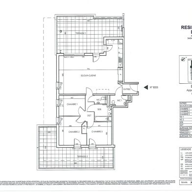 Appartement 4 pièces 94 m²