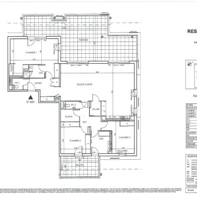 Appartement 4 pièces 147 m²