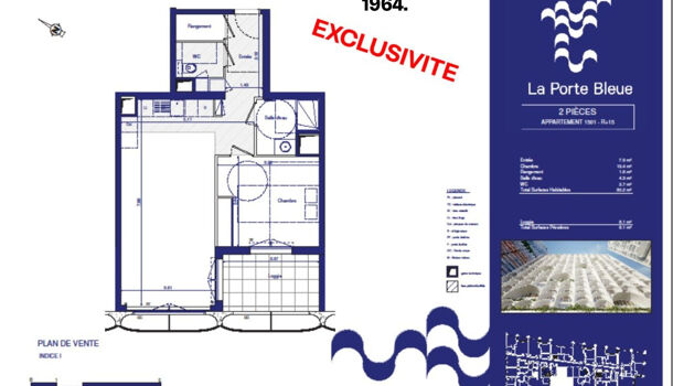 Appartement 2 pièces  à vendre Marseille 2eme 13002