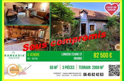 vente maison 82 500 € à proximité de Vignoux-sur-Barangeon (18500)