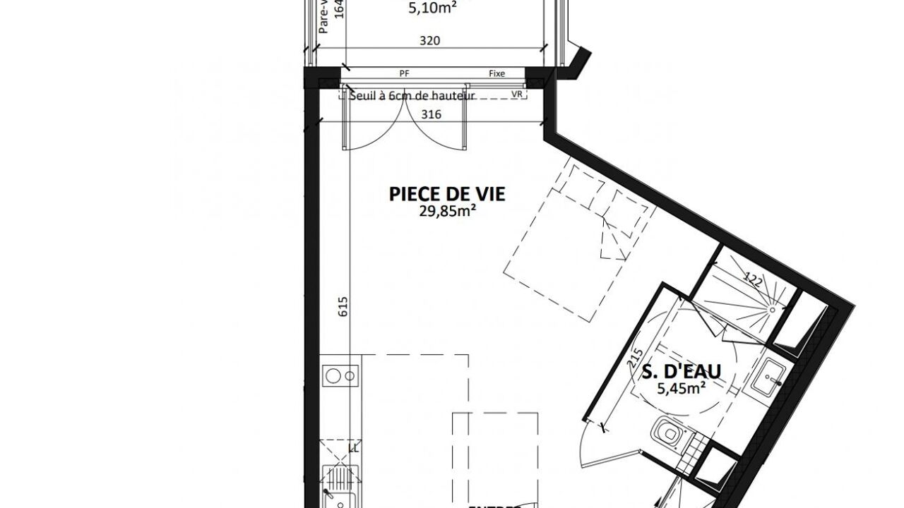 appartement 1 pièces 35 m2 à vendre à Puget-sur-Argens (83480)