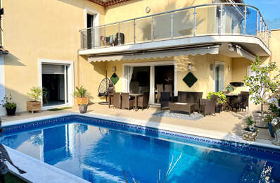 CANNES PROCHE BAS CROIX DES GARDES VILLA T7 SUD 220M2 PISCIN — photo du bien