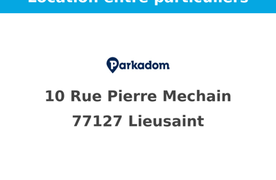 location garage 80 € CC /mois à proximité de Vert-Saint-Denis (77240)