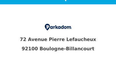 location garage 100 € CC /mois à proximité de Saint-Cloud (92210)