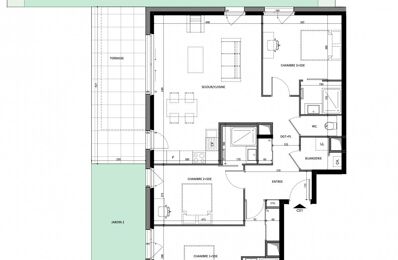 appartement 4 pièces 91 m2 à vendre à Annemasse (74100)
