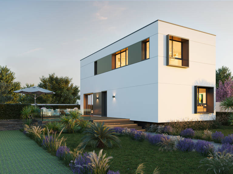Maison 5 pièces 101.00 m² - Terrain: 664 m² — photo 1