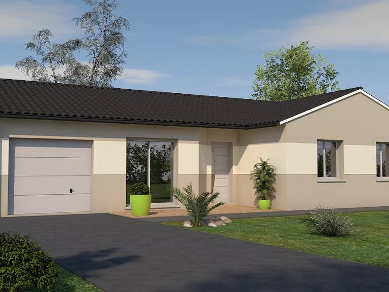 Maison 4 pièces 91.00 m² - Terrain: 589 m² — photo 1