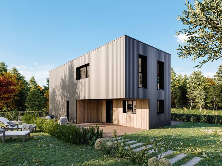 Maison 4 pièces 87.00 m² - Terrain: 589 m² — photo 1