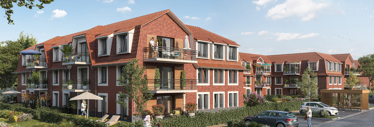 Appartement neuf T2, T3 Pièce 43 à 66 m² à vendre à Seclin (59113)