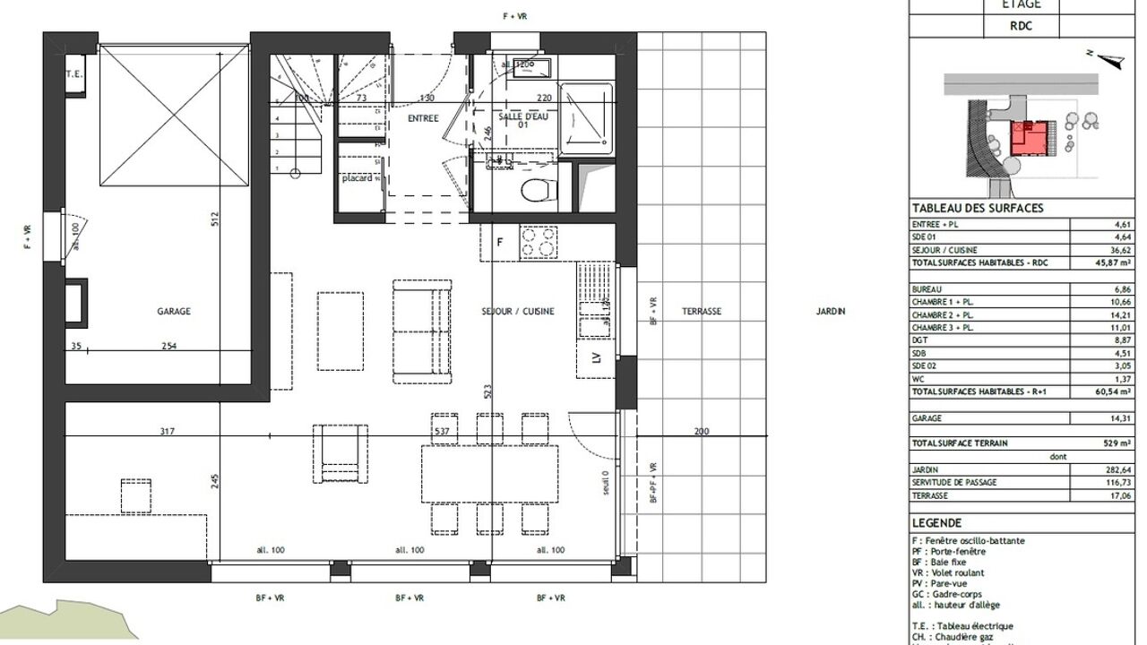 maison 4 pièces 106 m2 à vendre à Passy (74480)