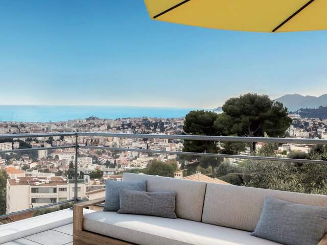 A vendre 5 pièces neuf - terrasse vue mer et boxes - Le Cannet M — photo du bien