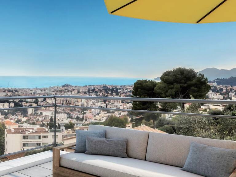 A vendre 5 pièces neuf - terrasse vue mer et boxes - Le Cannet M — photo 1