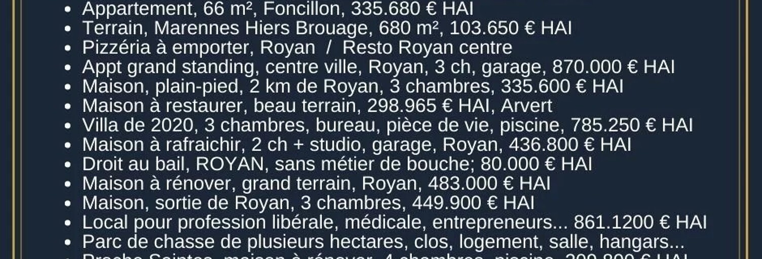 Maison 4 Pièces 80 m² à vendre à Royan (17200)