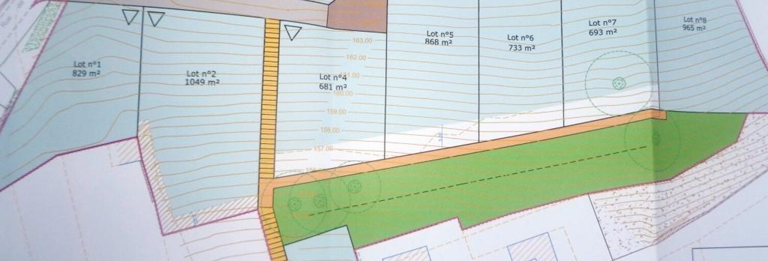Terrain  829 m² à vendre à Guémené-sur-Scorff (56160)