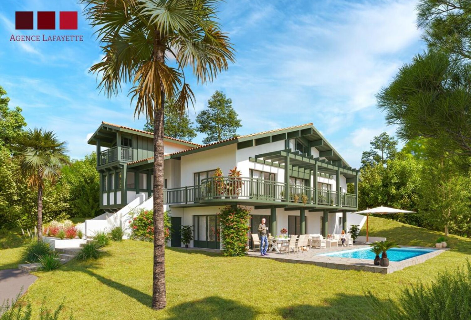 Ciboure Villa 300m² vue Océan - Parcelle 1700m² arborée avec Pis — photo 1