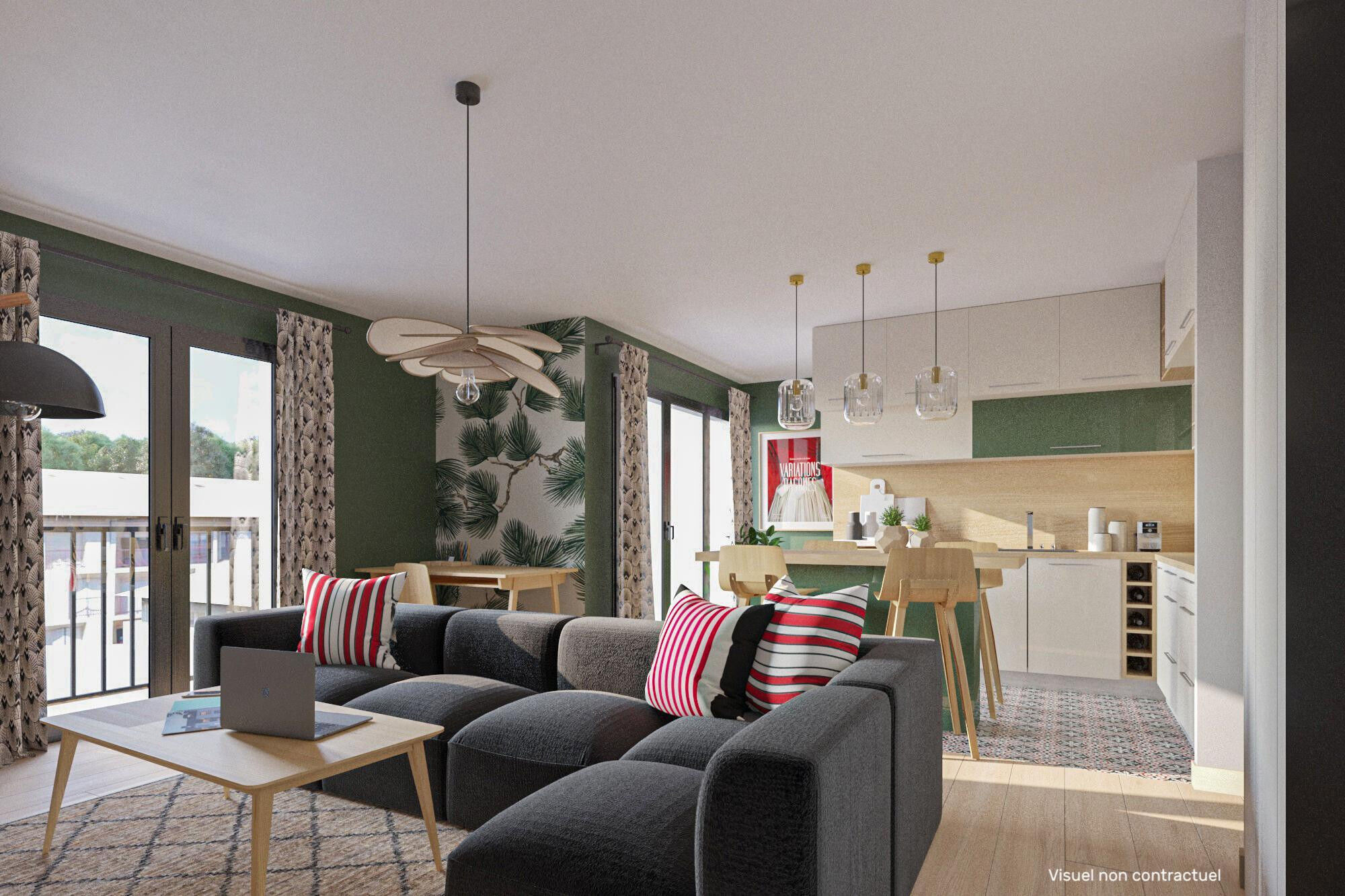 Appartement neuf 2 pièces 34 m²