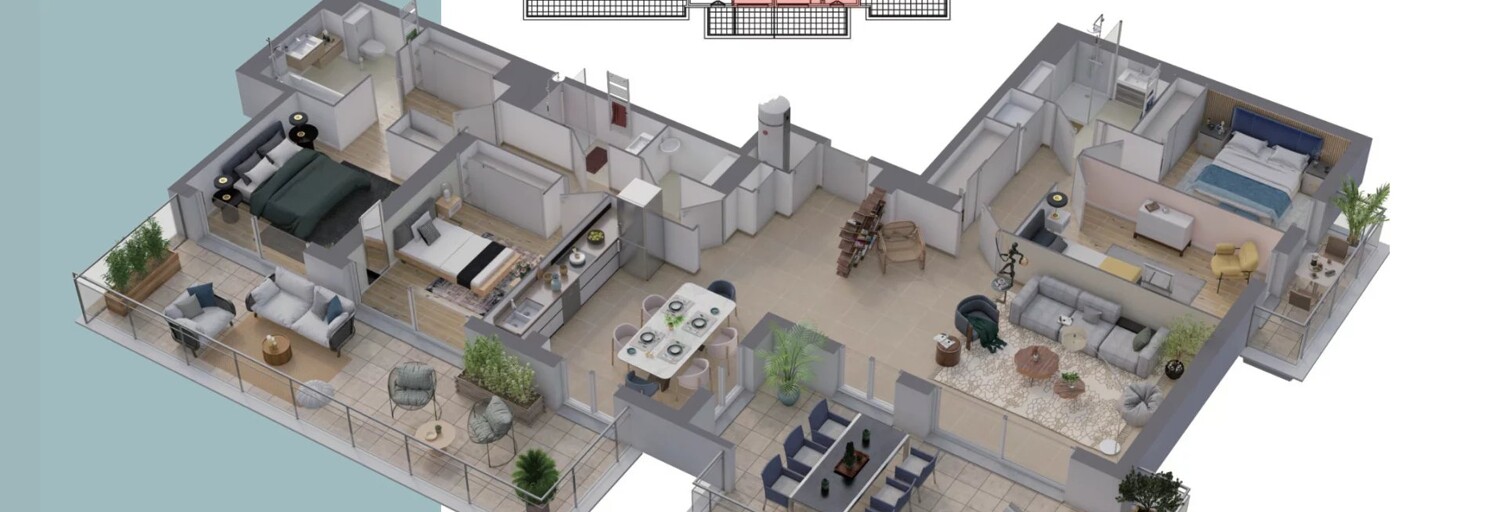 Appartement 5 Pièces 129 m² à vendre à Le Cannet (06110)