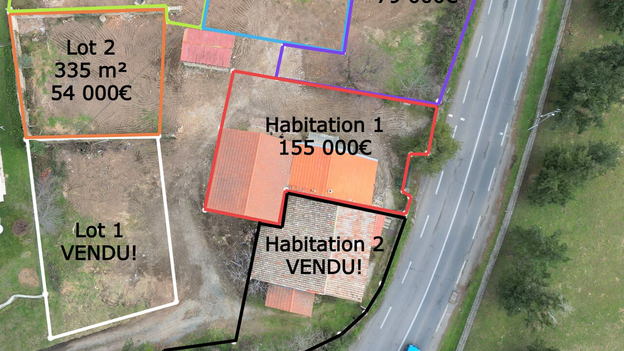 terrain  pièces 335 m2 à vendre à Annonay (07100)